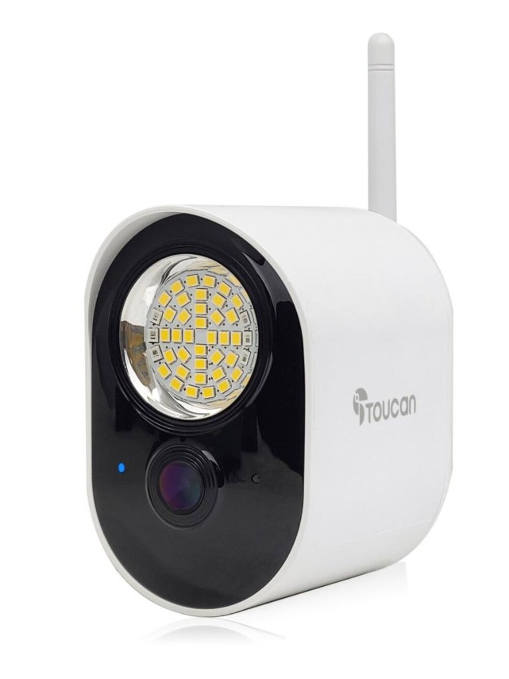 TOUCAN Floodlight Security Camera Wired - 1080P Outdoor Camera with 1200 lm